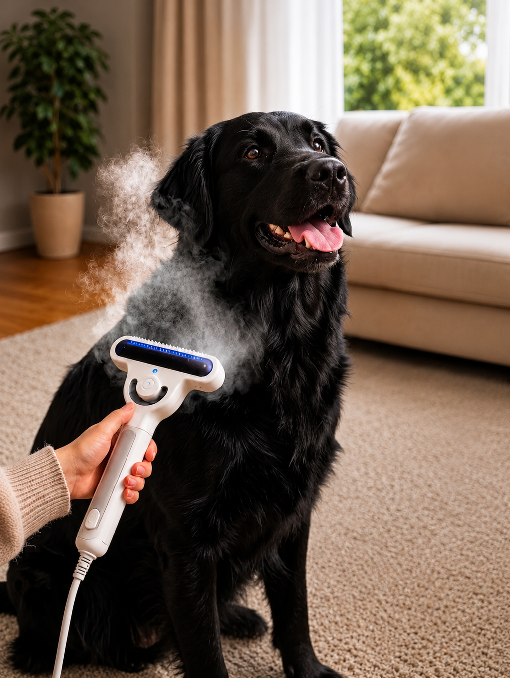 The Precision Groomer  Professional Self-Cleaning Brush
