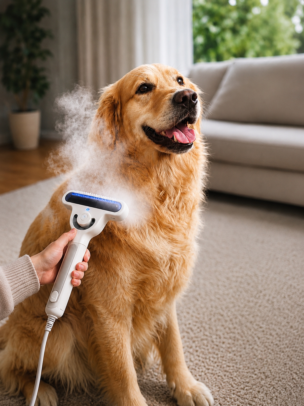 The Precision Groomer  Professional Self-Cleaning Brush