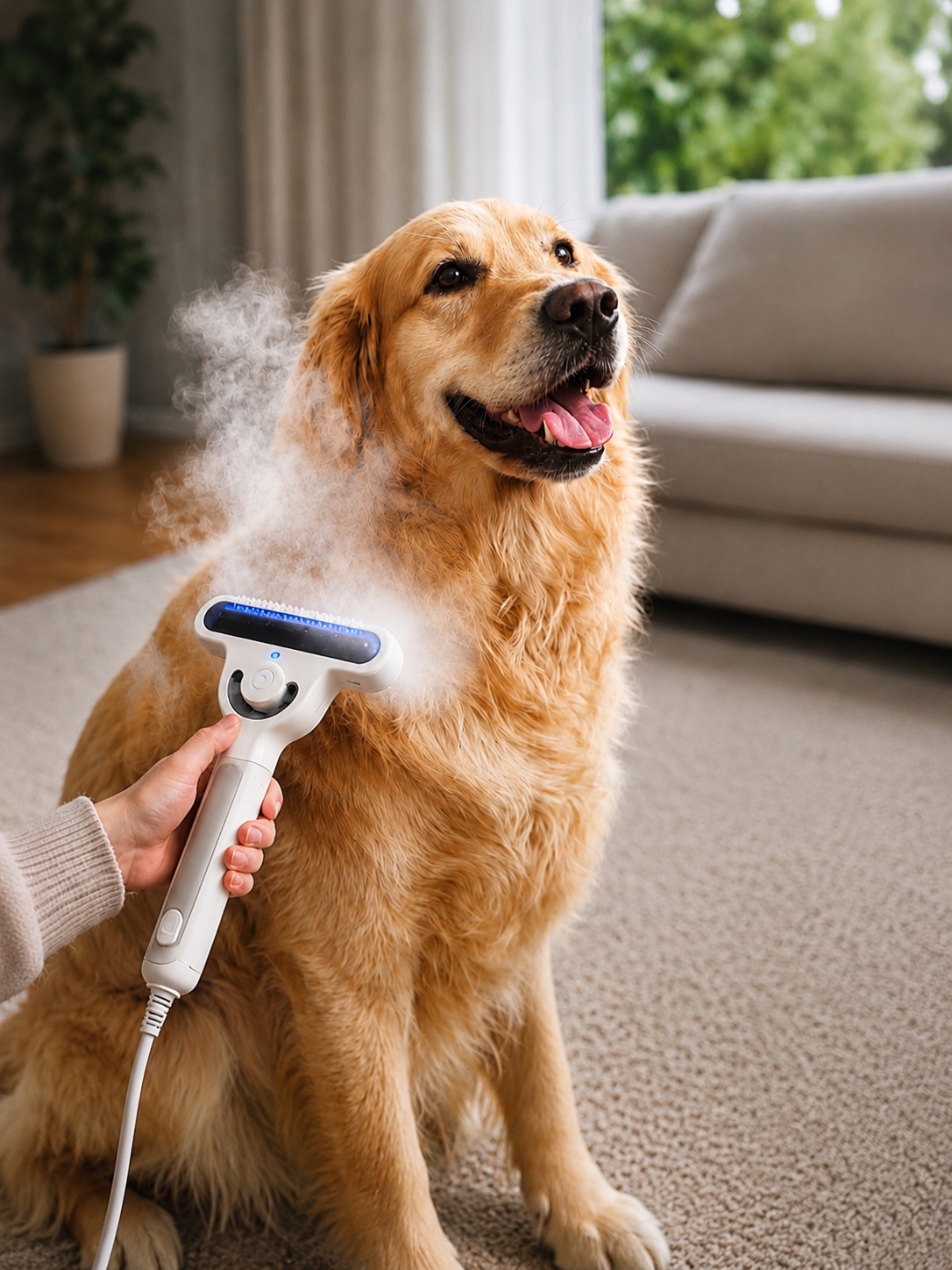 The Precision Groomer  Professional Self-Cleaning Brush
