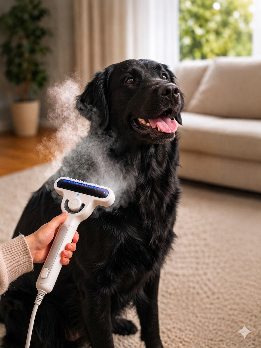 The Precision Groomer  Professional Self-Cleaning Brush